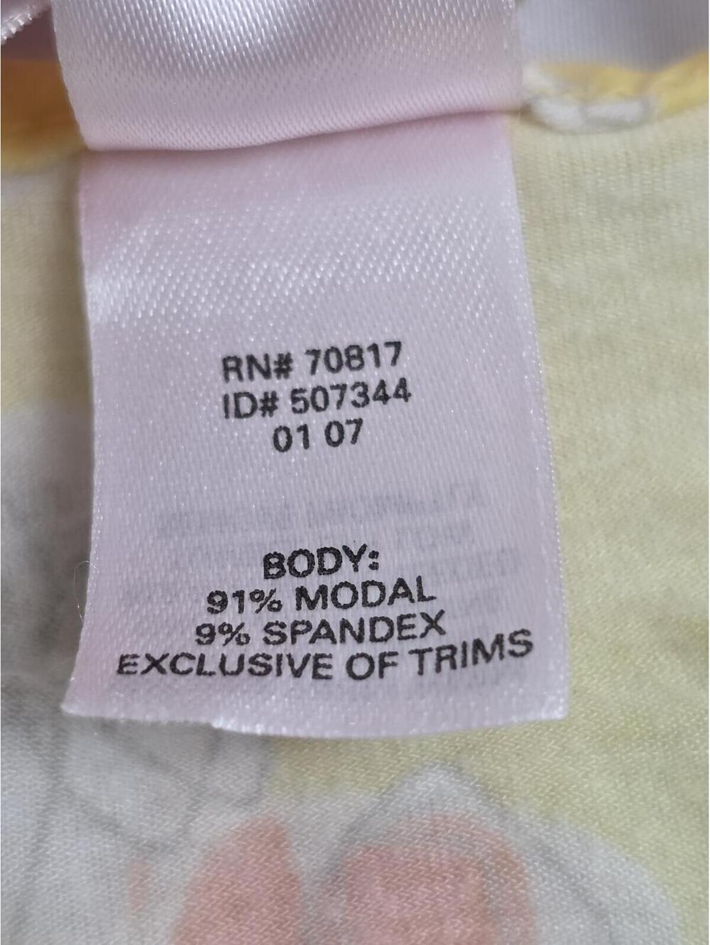 Victorias Secret Vintage ANGELS Medium Yellow Soft Sleep Dress Nightie Y2 MODAL - Picture 5 of 6